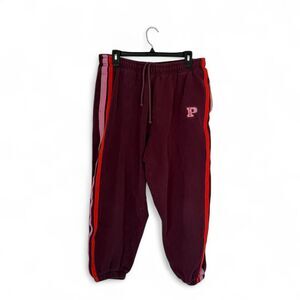 PINK by Victoria's Secret burgundy joggers sweat pants Y2K XL